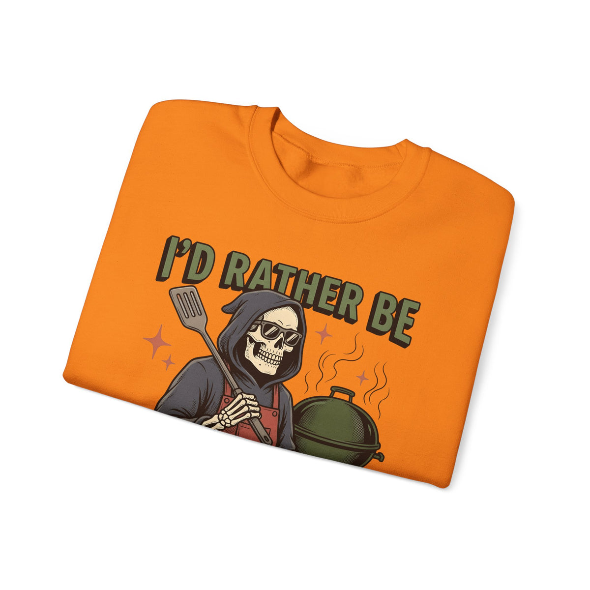 Skull Cook Sweatshirt Grilling Joke Gift Women Comic Sweatshirt Skeleton Sweatshirt Barbecue Fan Cartoon Sweatshirt Pun Graphic Retro Barbeque Sweatshirt
