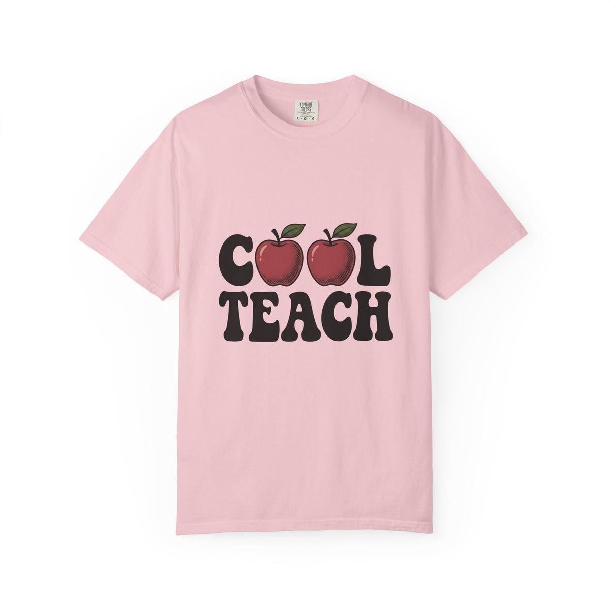 Apple Illustration T-Shirt Teacher Gratitude Gift Women Retro T-Shirt Fruit T-Shirt Educator Enthusiast Vintage T-Shirt Appreciation Graphic