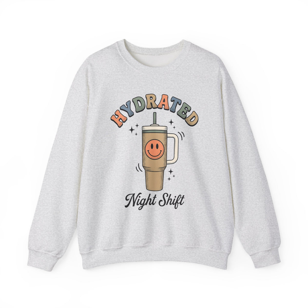 Happy Face Cup Sweatshirt Nurses Espresso Gift Women Sketch Sweatshirt Sweatshirt Sweatshirt Nurse Enthusiast Drawing Sweatshirt Coffee Graphic Retro Sparkles Sweatshirt
