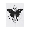 Butterfly Stone Blanket Boho Chic Supernatural Gift Women Mystical Blanket Rock Blanket Bohemian Fan Magical Blanket Occult Graphic Sleek Lunar