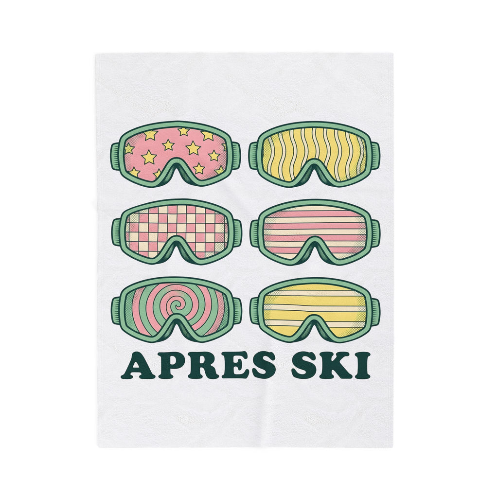 Ski Goggles Blanket Sports Skiing Gift Women Cartoon Blanket Goggles Blanket Athlete Enthusiast Comic Blanket Snowboard Graphic Vintage Stars