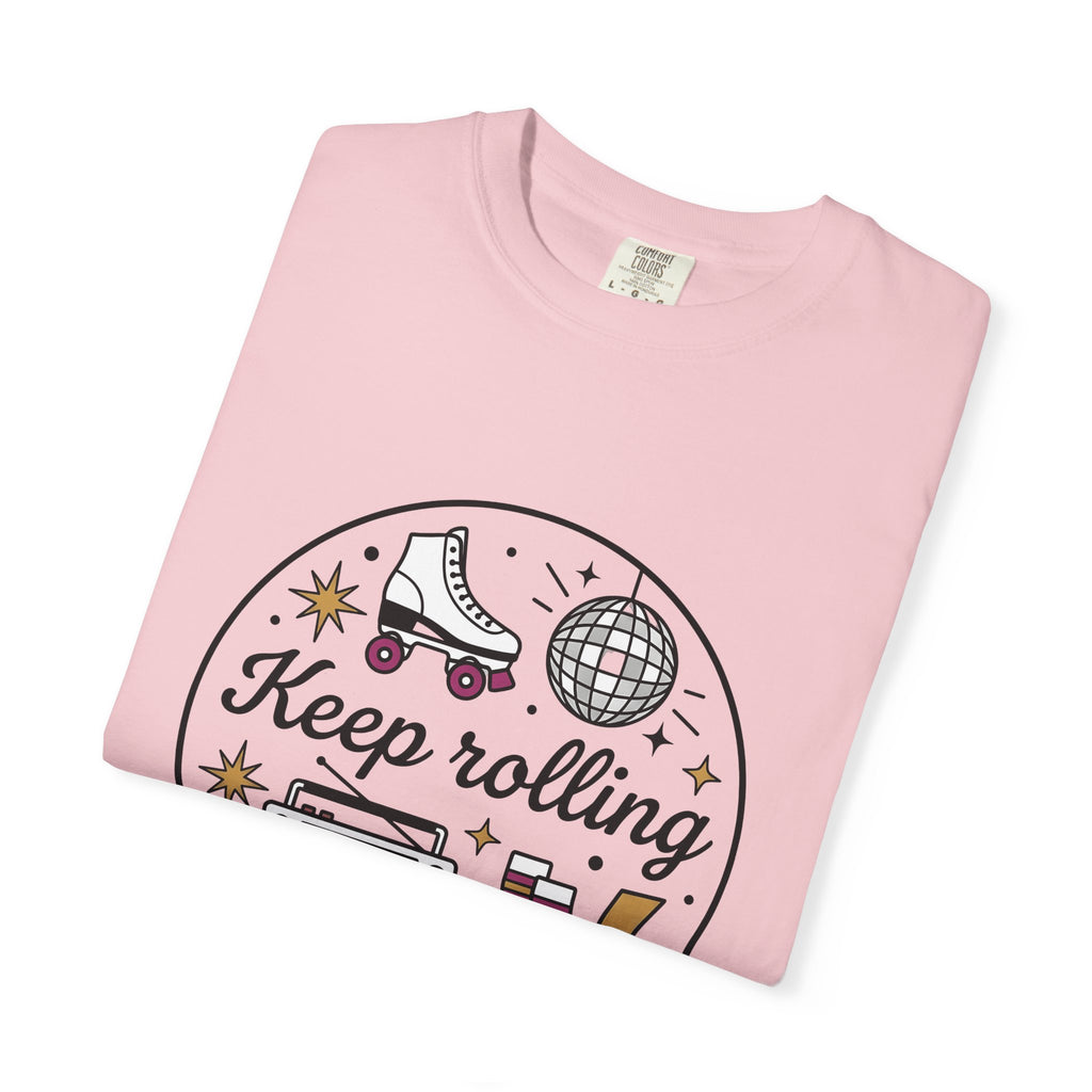 Roller Skate T-Shirt Roller Skating Sound Gift Women Hand Drawn T-Shirt Skateboard T-Shirt Roller Derby Enthusiast Illustrated T-Shirt Audio