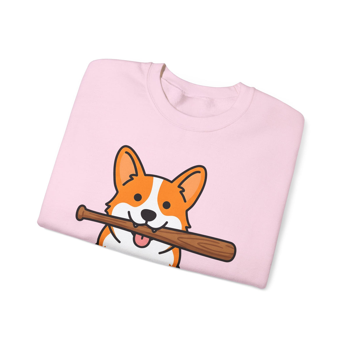 Corgi Pet Sweatshirt Dog Funny Gift Women Animation Sweatshirt Puppy Sweatshirt Dog Fan Cartoon Sweatshirt Humor Graphic Manga Bat Ball Sweatshirt