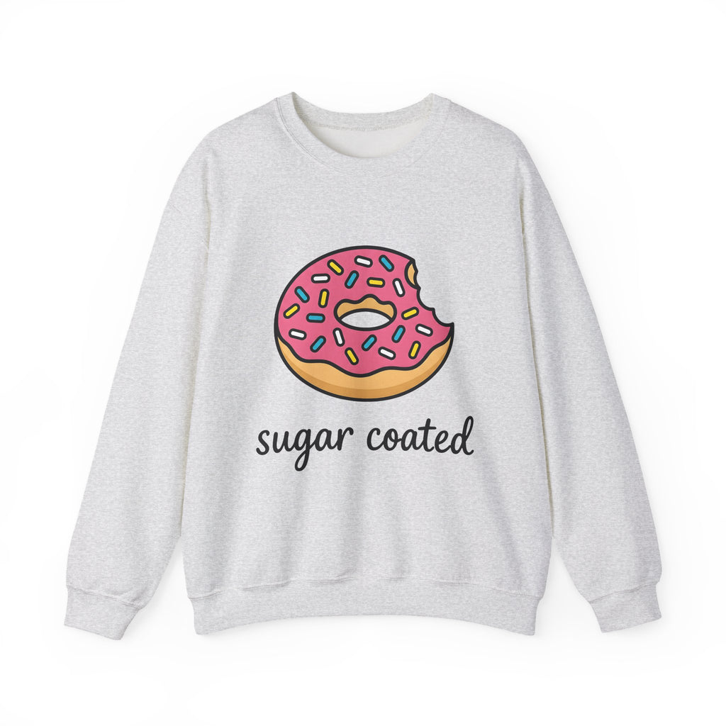 Donut Drawing Sweatshirt Desserts Cuisine Gift Women Charming Sweatshirt Doughnut Sweatshirt Pastry Fan Cartoon Sweatshirt Food Graphic Animation Candy Sweatshirt