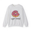 Donut Drawing Sweatshirt Desserts Cuisine Gift Women Charming Sweatshirt Doughnut Sweatshirt Pastry Fan Cartoon Sweatshirt Food Graphic Animation Candy Sweatshirt