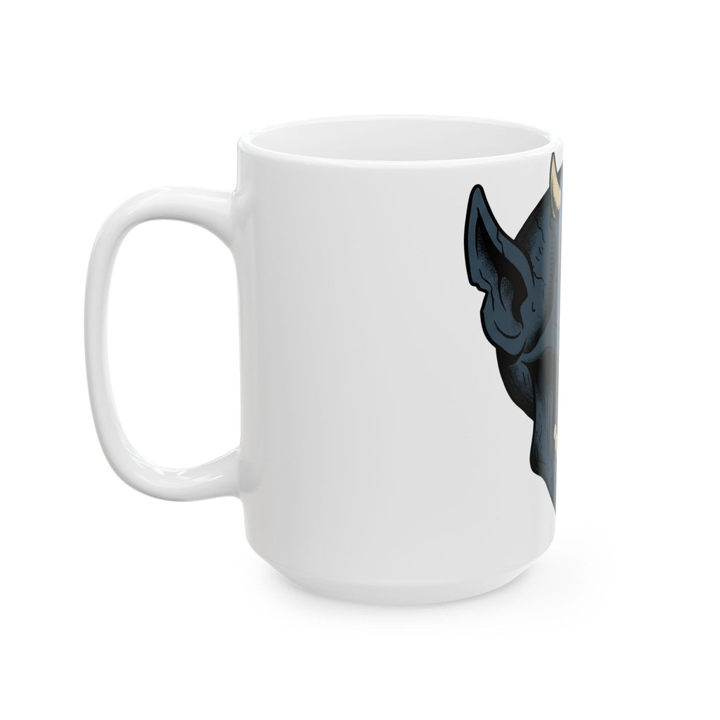 Devil Skull Mug Halloween Horror Gift Women Tattoo Mug Skull Mug Horror Fan Scary Graphic Mug Retro Teeth Mug