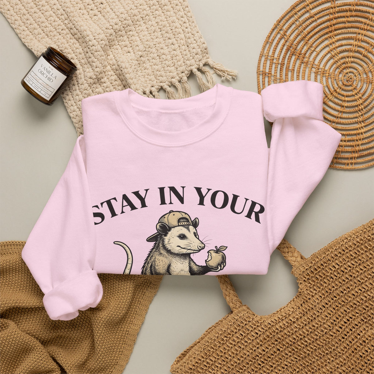 Opossum Skateboard Cute Wildlife Gift Sketch Possum Adorable Fan Drawing Retro Snapback Hat Sweatshirt