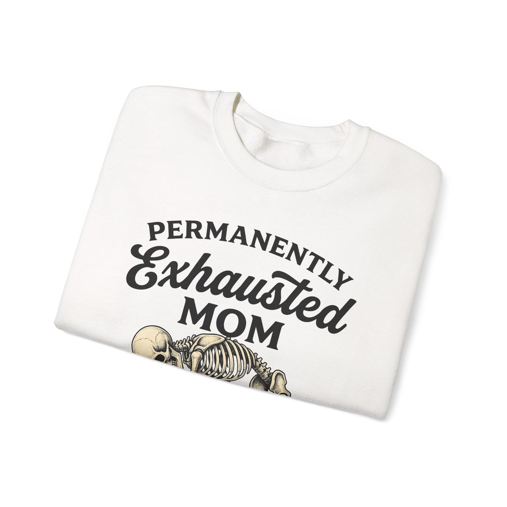 Skeleton Mom Humor Gift Vintage Skull Mother Fan Retro Funny Hand Drawn Phone Sweatshirt