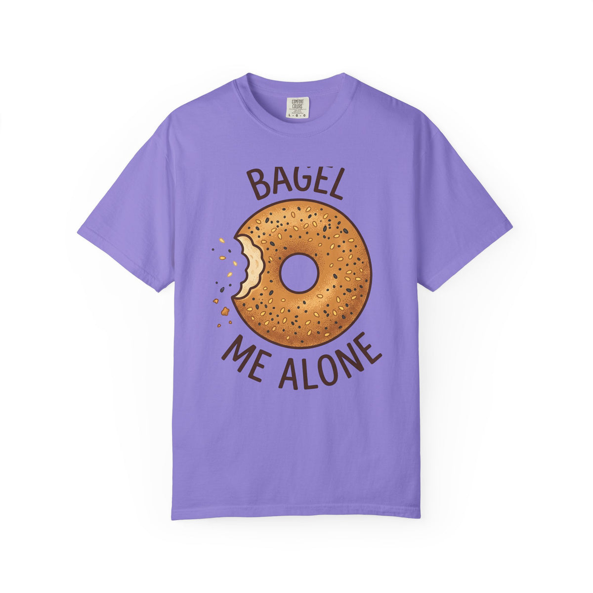 Bagel Desserts Morning Gift Doodle Bagel Pastry Fan Hand Drawn Breakfast Old School T-Shirt