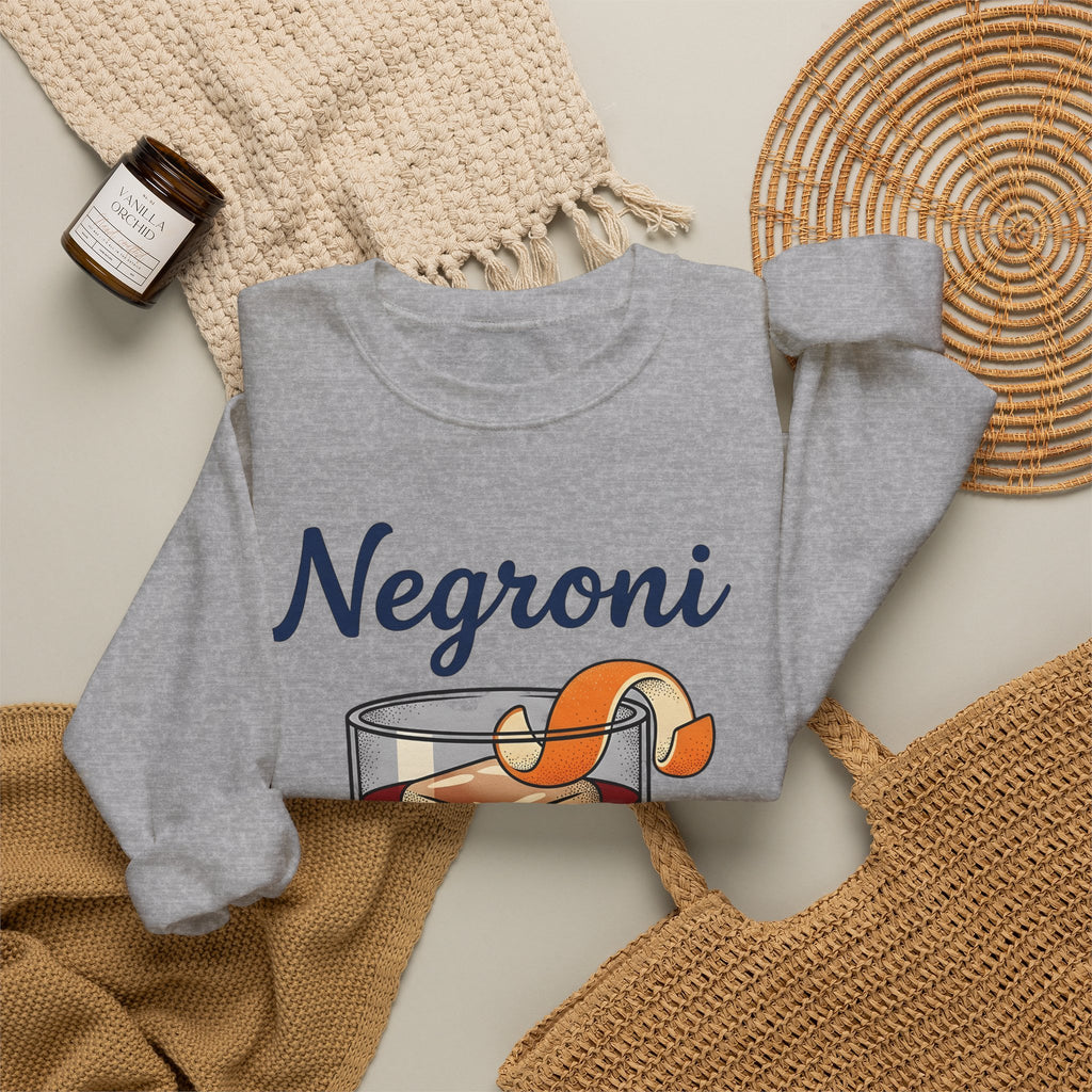 Martini Glass Sweatshirt Drinks Tavern Gift Women Classic Sweatshirt Cocktail Sweatshirt Cocktail Fan Barware Sweatshirt Pub Graphic Line Art Orange Zest