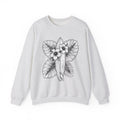 Surfboard Petals Sweatshirt Surfing Shore Gift Women Drawing Sweatshirt Surfboards Sweatshirt Surfer Fan Illustration Graphic Nature Flower Sweatshirt