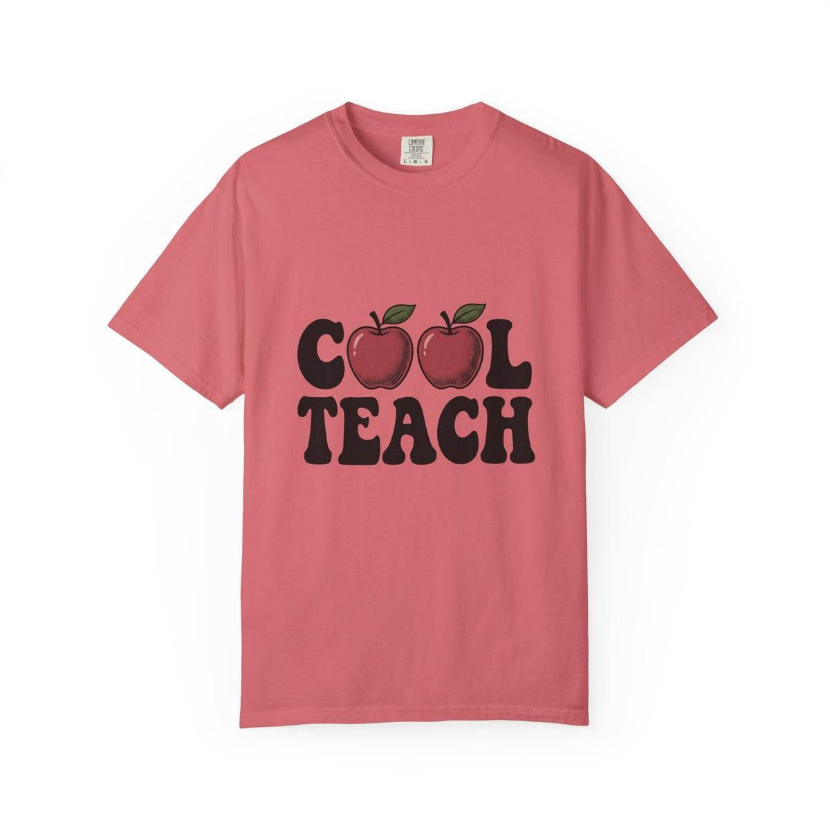 Apple Illustration T-Shirt Teacher Gratitude Gift Women Retro T-Shirt Fruit T-Shirt Educator Enthusiast Vintage T-Shirt Appreciation Graphic