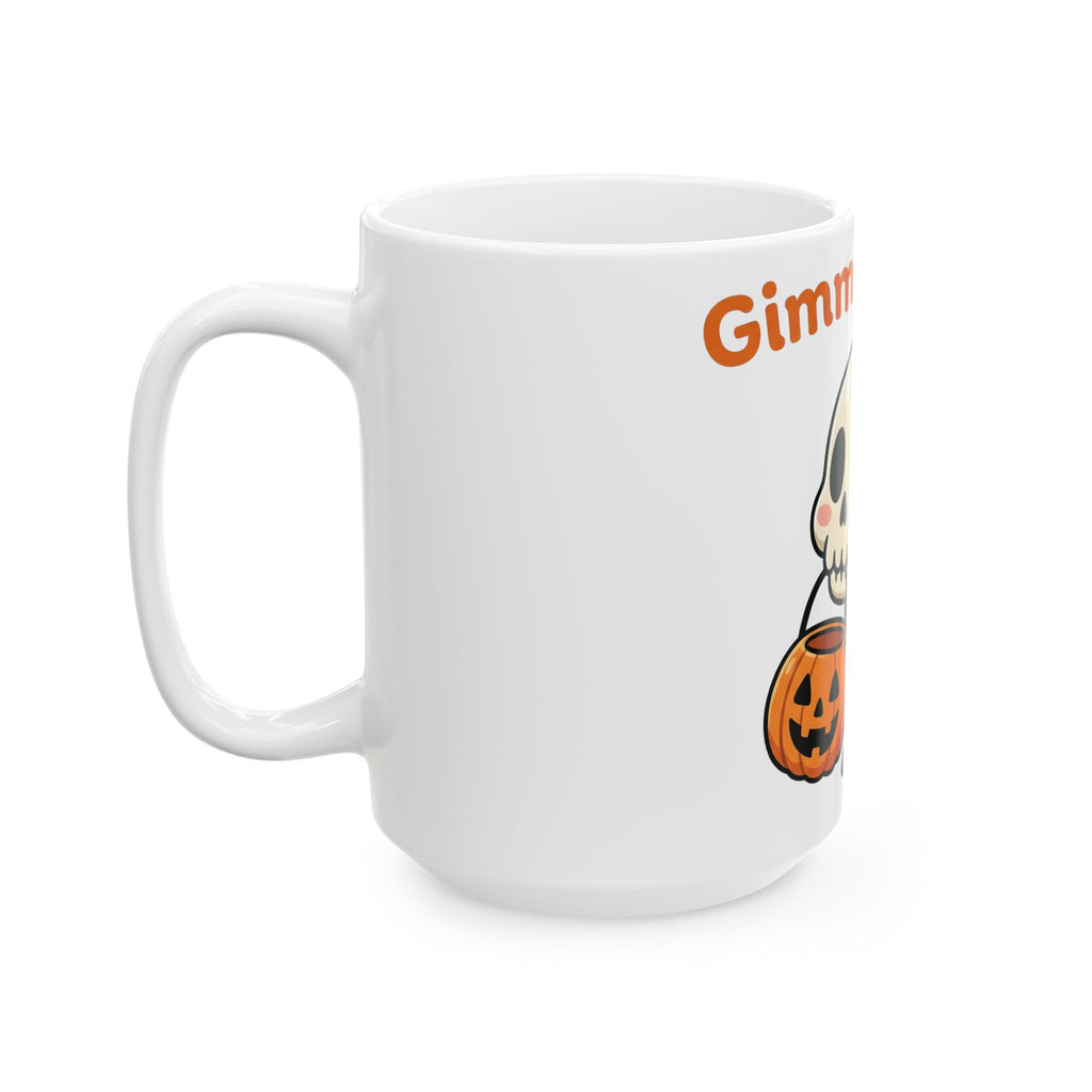 Skeleton Dog Mug Halloween Dog Gift Women Cute Mug Dog Mug Halloween Fan Kawaii Mug Canine Graphic Cartoon Pumpkin Mug