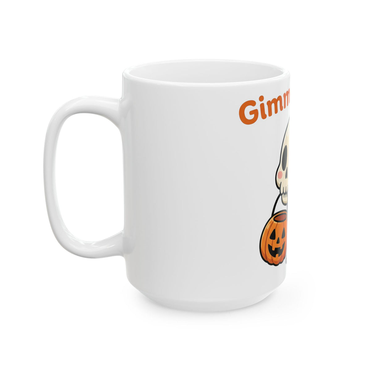 Skeleton Dog Mug Halloween Dog Gift Women Cute Mug Dog Mug Halloween Fan Kawaii Mug Canine Graphic Cartoon Pumpkin Mug
