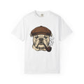 Bulldog Head T-Shirt Dog Creatures Gift Women Old School T-Shirt Bulldog T-Shirt Dog Fan Bulldog Graphic T-Shirt Vintage Illustration Animal