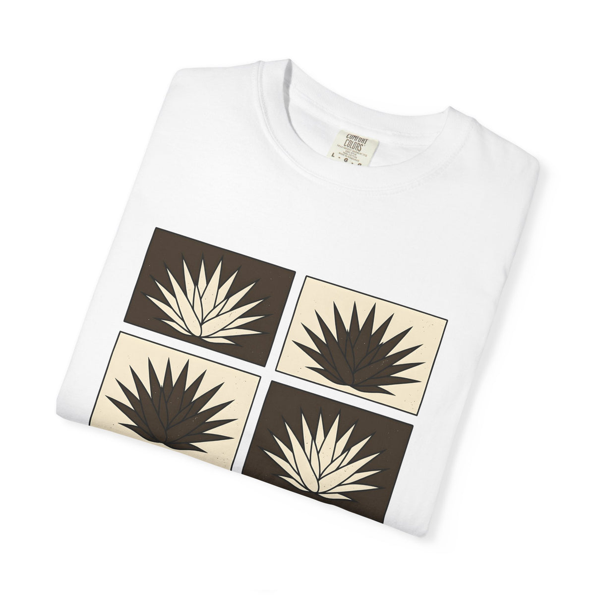 Aloe Plant T-Shirt Cowgirl Sand Gift Women Tribal T-Shirt Aloe Vera T-Shirt Rodeo Fan Primitive T-Shirt Dune Graphic Simple Southwest T-Shirt
