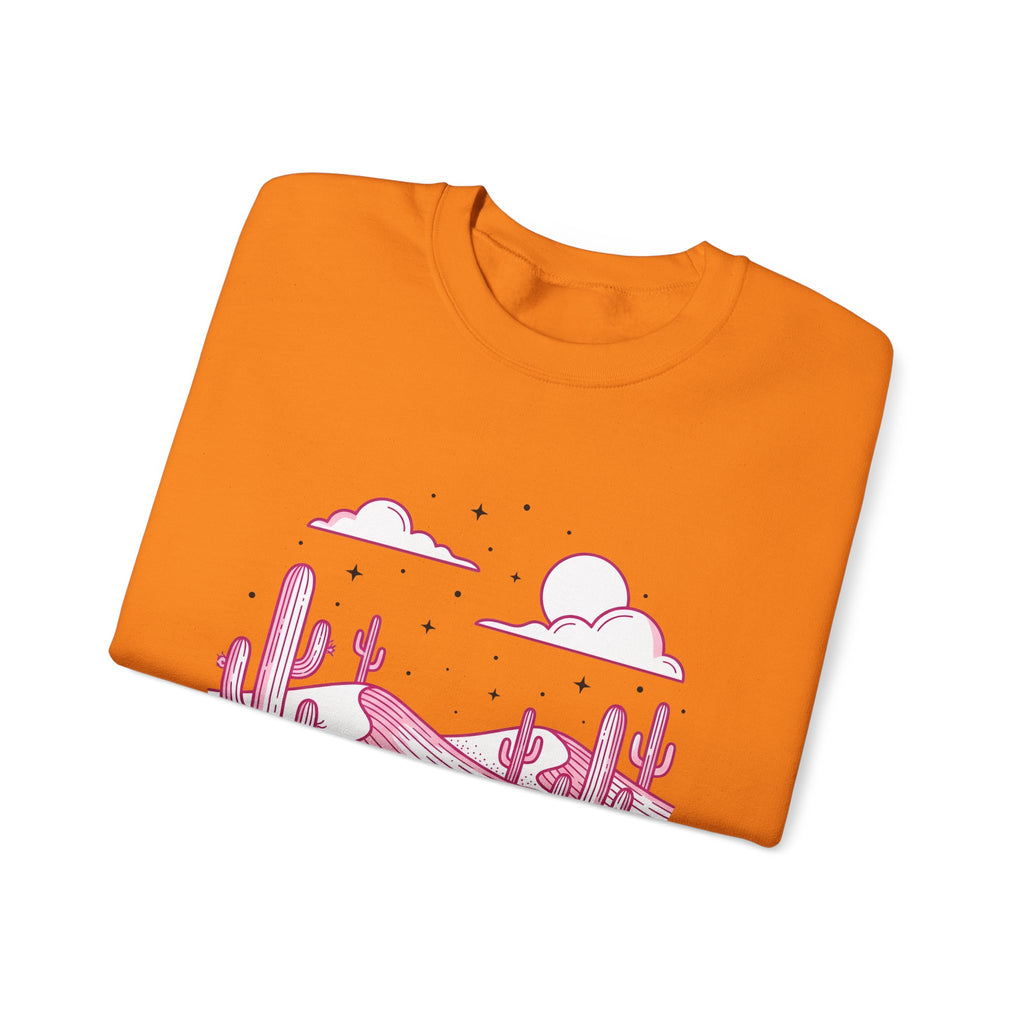 Desert Plant Desert Wilderness Gift Modern Cactus Desert Fan Succulent Wilderness Line Sweatshirt