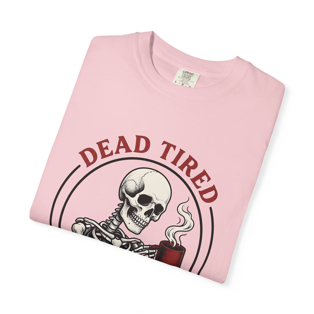 Skeleton Coffee Halloween Coffee Gift Tattoo Skull Coffee Horror Fan Traditional Caffeine Vintage T-Shirt