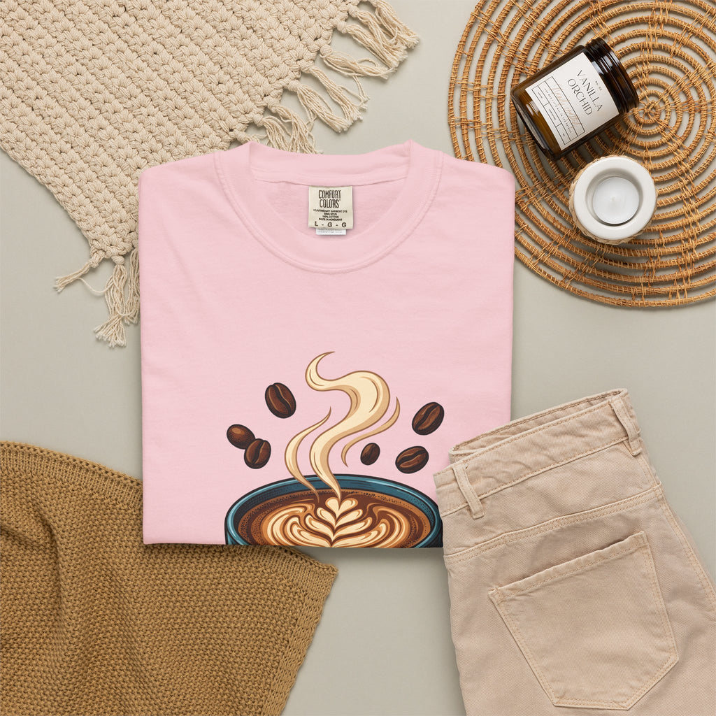 Espresso Cup T-Shirt Coffee Cuisine Gift Women Line Art T-Shirt Coffee T-Shirt T-Shirt Coffee Fan Coffee Art T-Shirt Food Graphic Classic Coffee Seeds