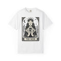 Tarot Card Reader T-Shirt Boho Chic Spiritual Gift Women Mystical T-Shirt Fortune Teller T-Shirt Bohemian Enthusiast Esoteric Graphic Spiritual