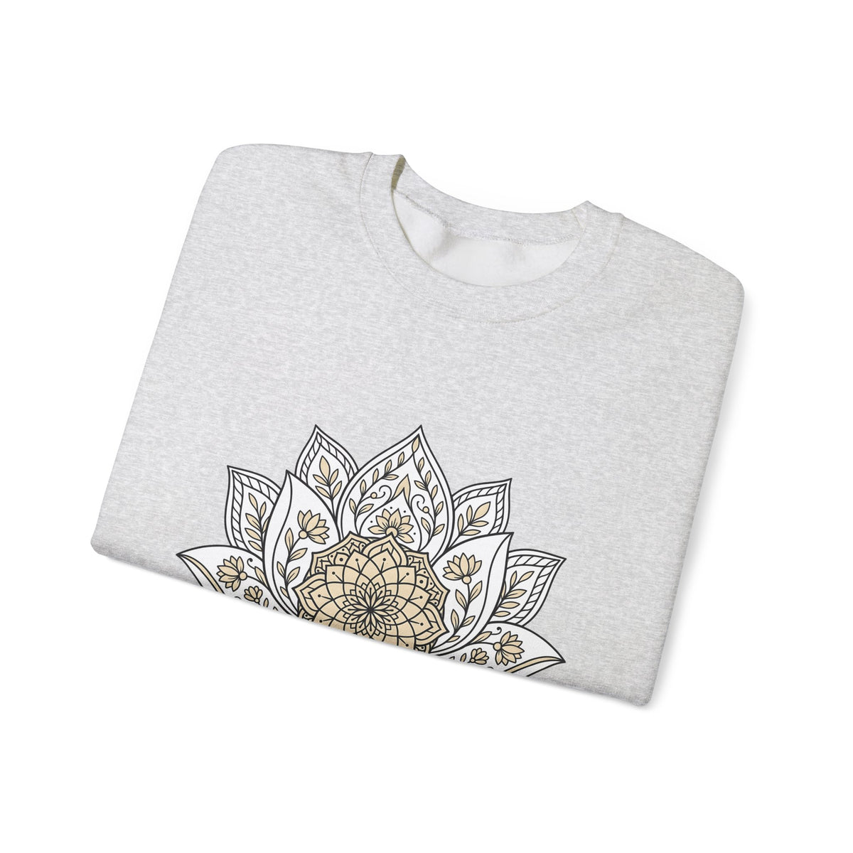 Mandala Bloom Sweatshirt Boho Chic Mindfulness Gift Women Folk Sweatshirt Flower Sweatshirt Bohemian Enthusiast Tribal Sweatshirt Meditation Graphic Clean
