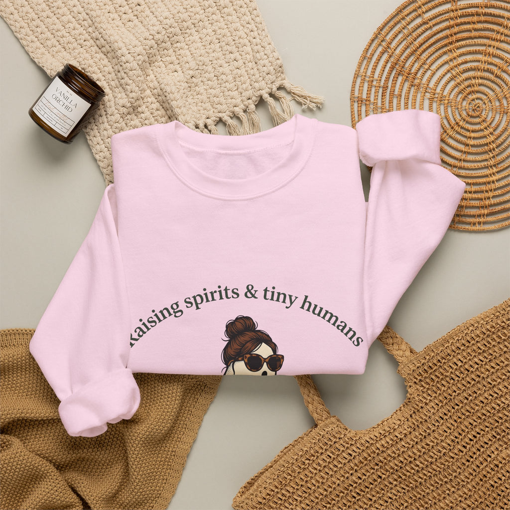 Phantom Mom Sweatshirt Moms Holiday Gift Women Anime Sweatshirt Ghost Mom Sweatshirt Mom Fan Mother Sweatshirt Christmas Graphic Classic Cup Sweatshirt