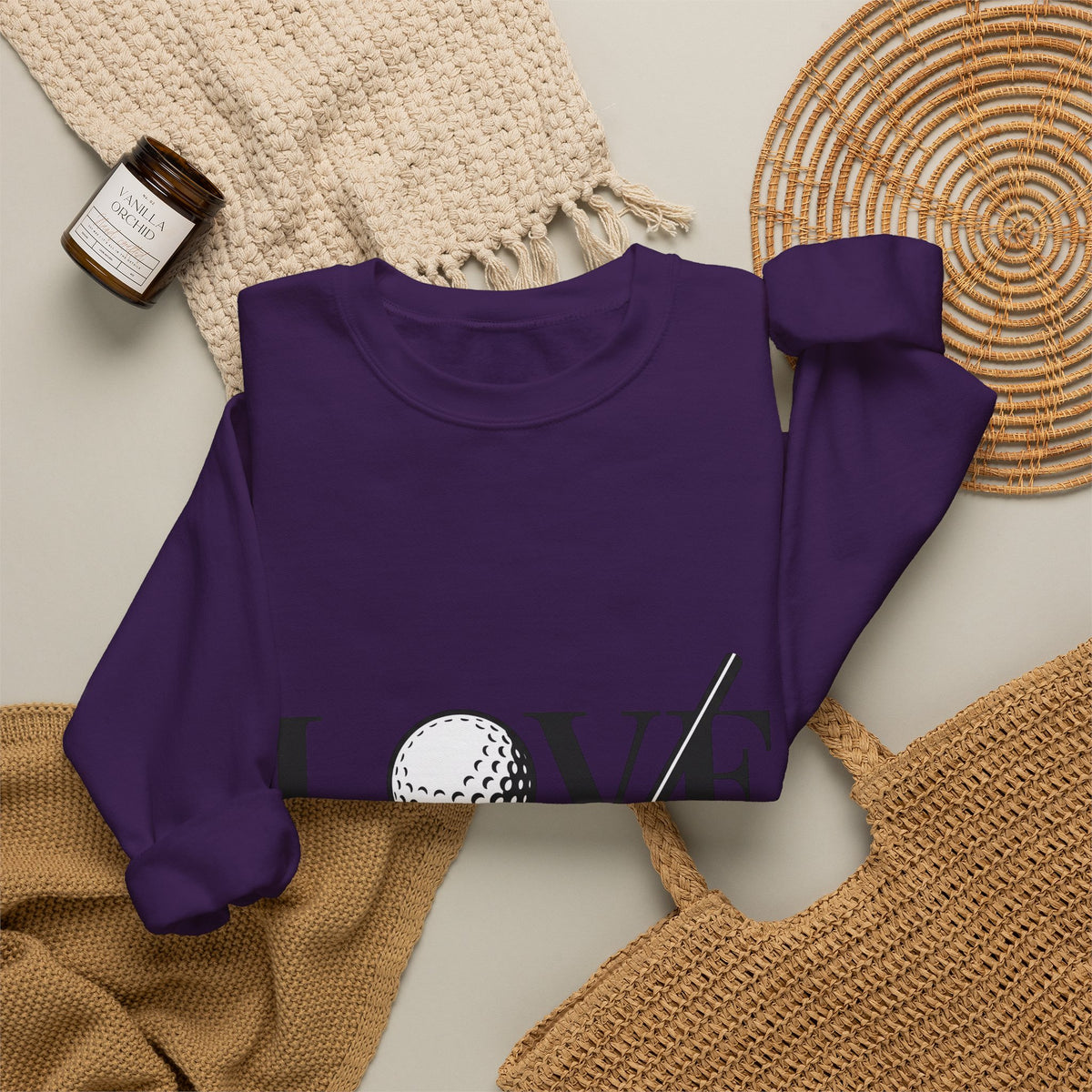 Golf Ball Sweatshirt Sweatshirt Golf Pastime Gift Women Strong Sweatshirt Golf Sweatshirt Golf Enthusiast Bold Sweatshirt Leisure Graphic Simple Athletic Gear Sweatshirt