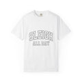 University Font T-Shirt Christmas Festive Gift Women Hand Drawn T-Shirt Typography T-Shirt Xmas Fan Holiday T-Shirt Seasonal Graphic Old School