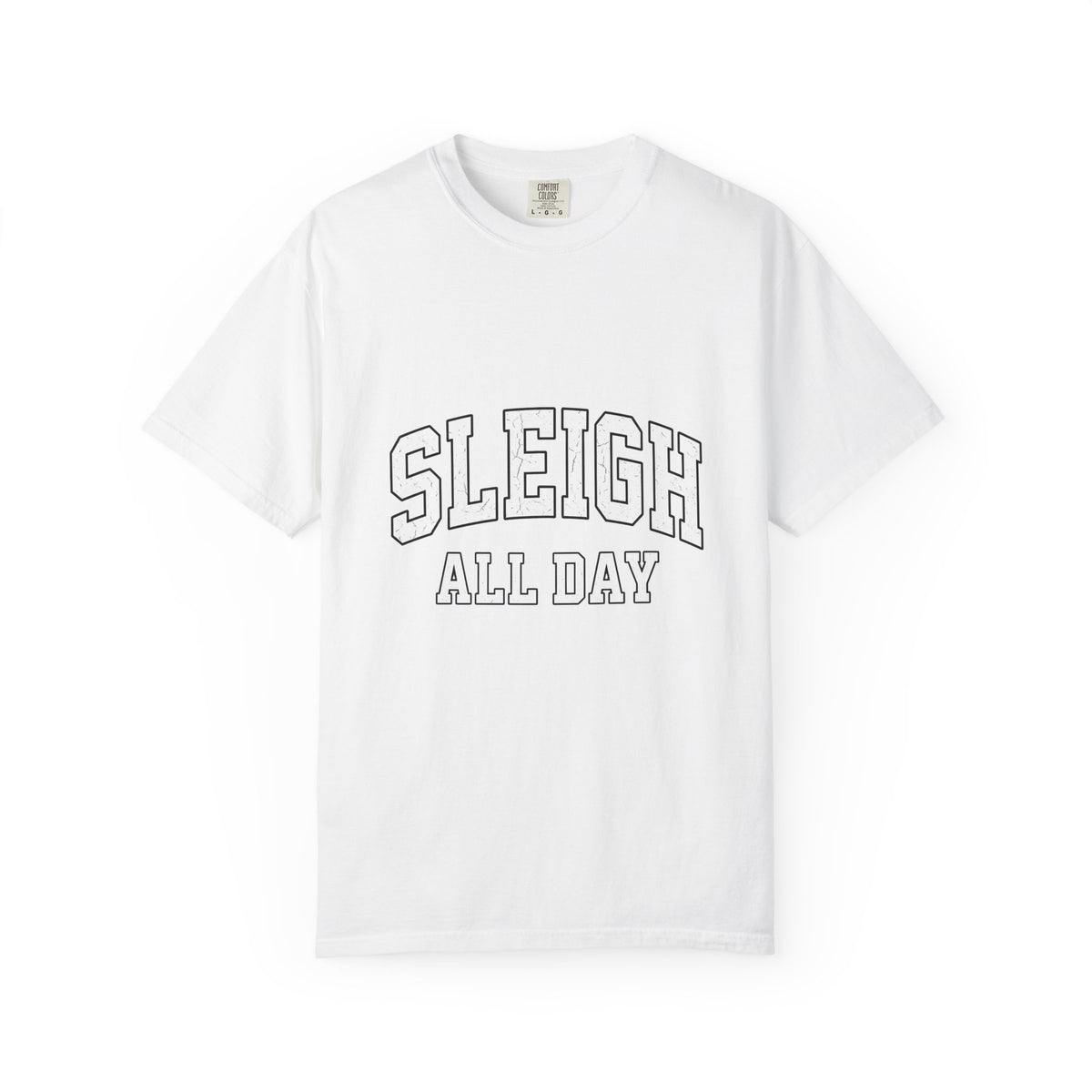 University Font T-Shirt Christmas Festive Gift Women Hand Drawn T-Shirt Typography T-Shirt Xmas Fan Holiday T-Shirt Seasonal Graphic Old School
