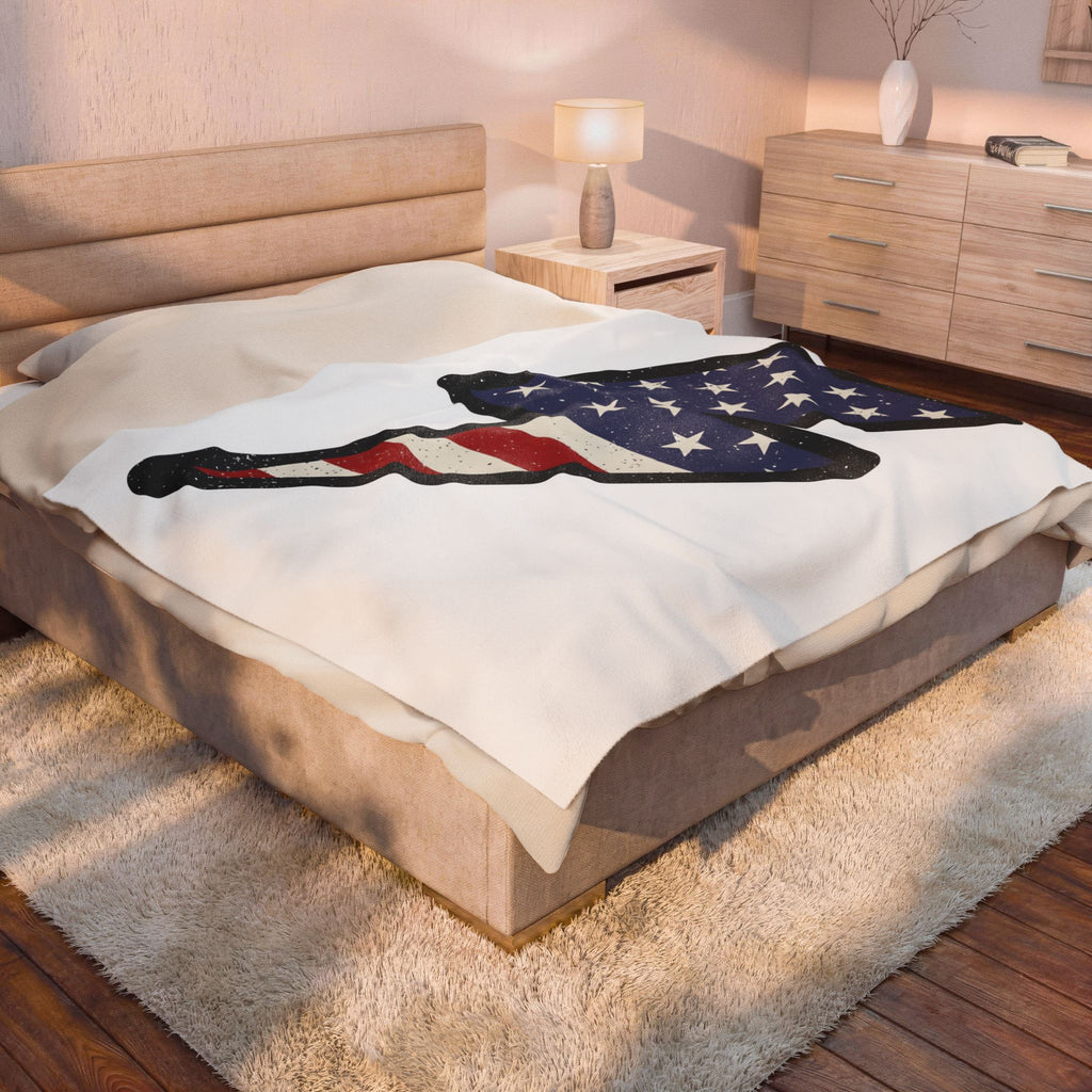 Electric Bolt Blanket 4th Of July Freedom Gift Women Rustic Blanket Lightning Blanket Independence Fan Vintage Blanket Liberty Graphic Nostalgic