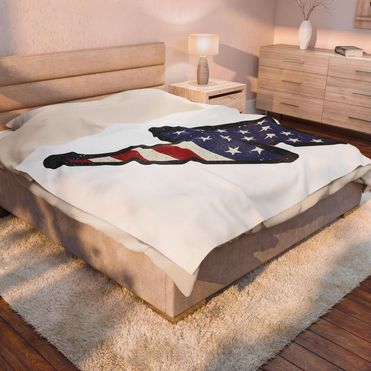 Electric Bolt Blanket 4th Of July Freedom Gift Women Rustic Blanket Lightning Blanket Independence Fan Vintage Blanket Liberty Graphic Nostalgic