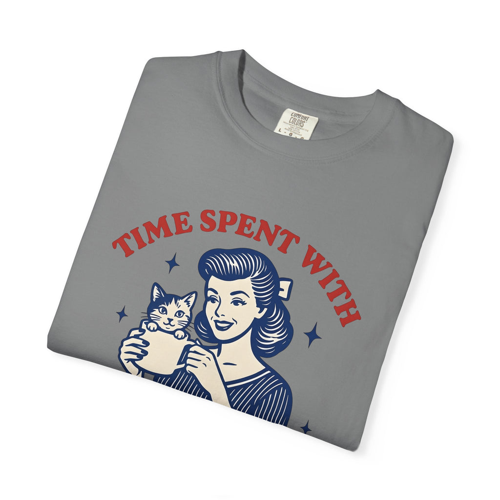 Female Pet Coffee T-Shirt Cat Cappuccino Gift Women Boho T-Shirt Pet Coffee T-Shirt Cat Fan Bohemian T-Shirt Coffee Graphic Cabin Glimmers T-Shirt