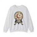 Clairvoyance Sphere Sweatshirt Halloween Magic Gift Women Classic Sweatshirt Crystal Ball Sweatshirt Horror Fan Vintage Sweatshirt Magical Graphic Line Art