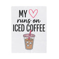 Cold Coffee Cup Blanket Moms Espresso Gift Women Adorable Blanket Coffee Blanket Blanket Mother Fan Coffee Blanket Caffè Graphic Simple Love Symbol