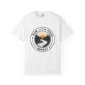 Hiking Trail Sports Jogging Gift Sketch Trail Athlete Enthusiast Drawing Runner Cartoon T-Shirt