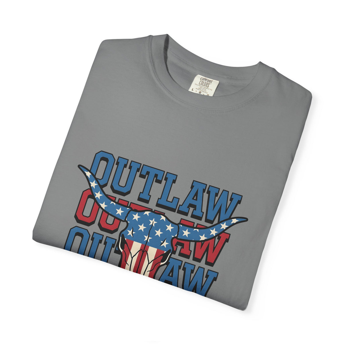 Steer Skull T-Shirt America Ranch Gift Women Freedom T-Shirt Cow Skull T-Shirt American Enthusiast Western Graphic Heritage Star Patterns T-Shirt