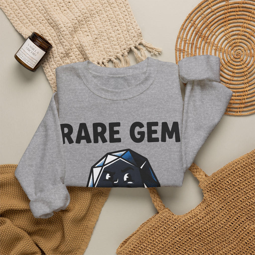 Jewel Icon Christmas Satire Gift Animation Gemstone Xmas Fan Cartoon Parody Classic Crimson Knot Sweatshirt