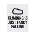 Carabiner Design Blanket Climbing Adventure Gift Women Bold Blanket Carabiner Blanket Climber Enthusiast Bold Graphic Blanket Expedition Graphic