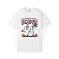 Skull Roller Skate T-Shirt Halloween Celebration Gift Women Vintage T-Shirt Roller Skating T-Shirt Spooky Fan Retro T-Shirt