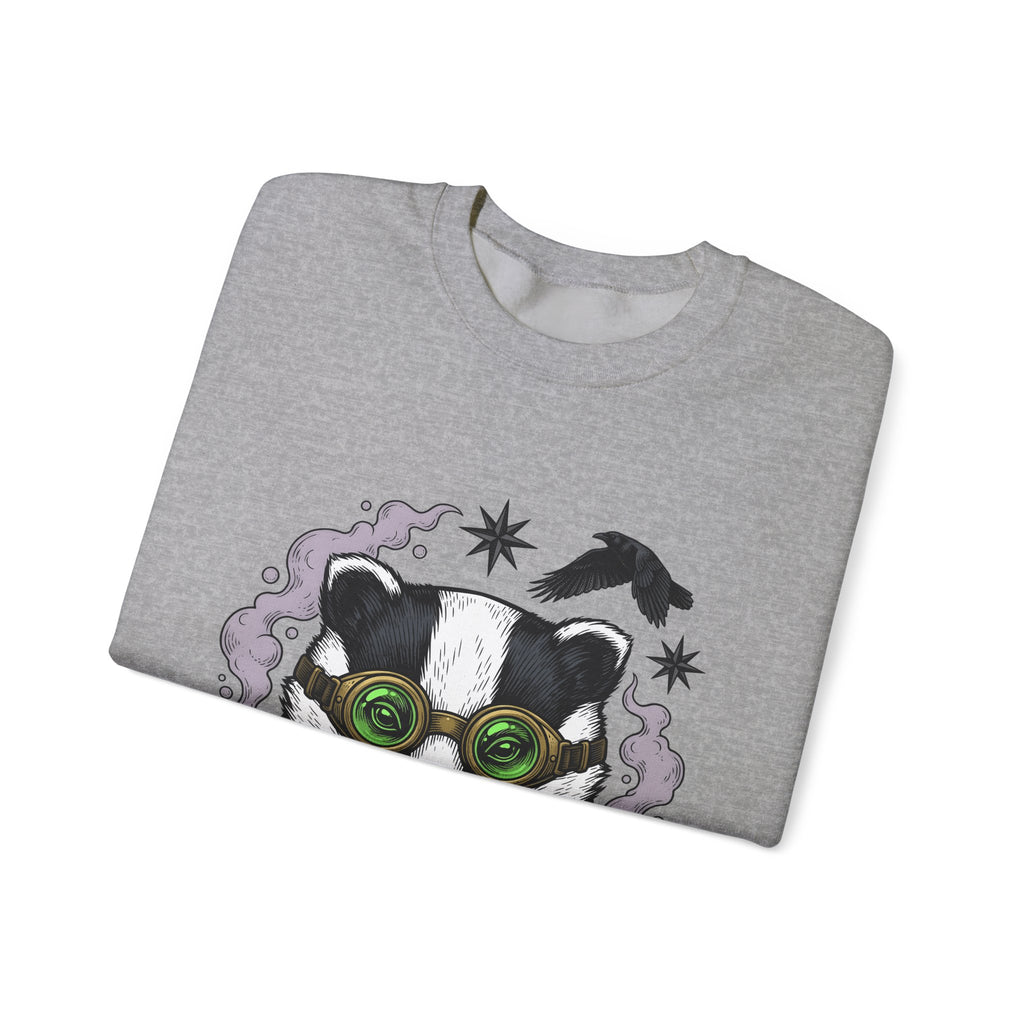 Badger Eyewear Halloween Creatures Gift Mysterious Glasses Horror Fan Spectacles Creature Classic Sweatshirt