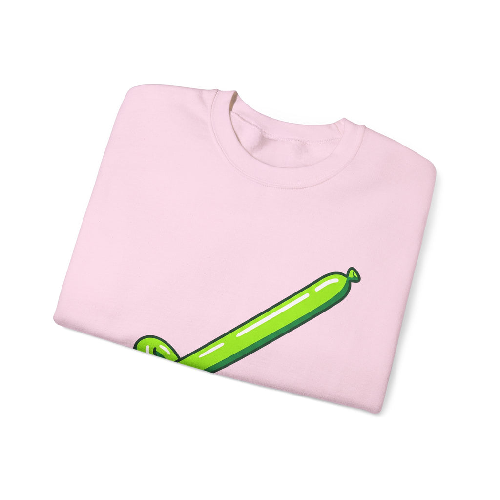 Inflatable Sword Sweatshirt Cute Gag Gift Women Hand Drawn Sweatshirt Balloon Sword Sweatshirt Adorable Fan Cartoon Sweatshirt Prank Graphic Pop Art Event
