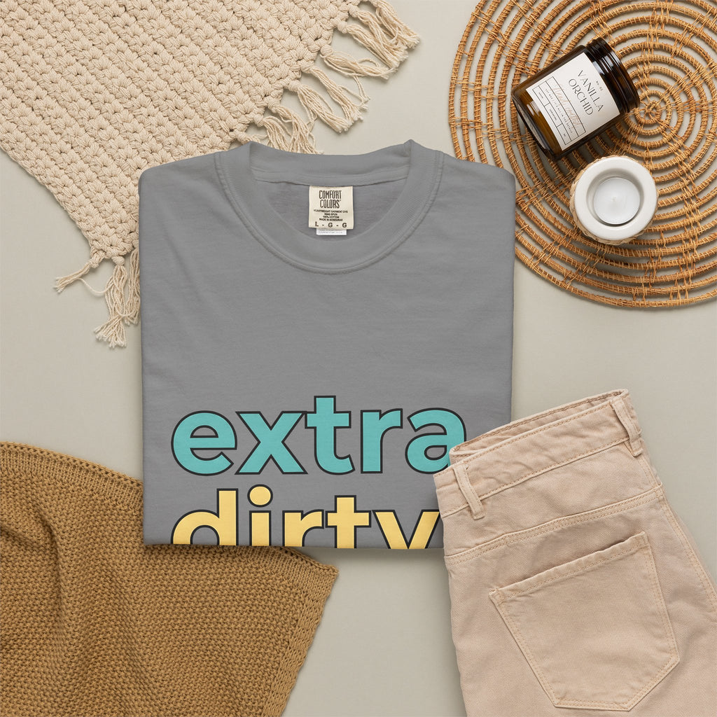 Loud Pastel Font T-Shirt Coffee Culinary Gift Women Quirky T-Shirt Bold Typography T-Shirt Coffee Fan Java Enthusiast Retro T-Shirt Food Graphic