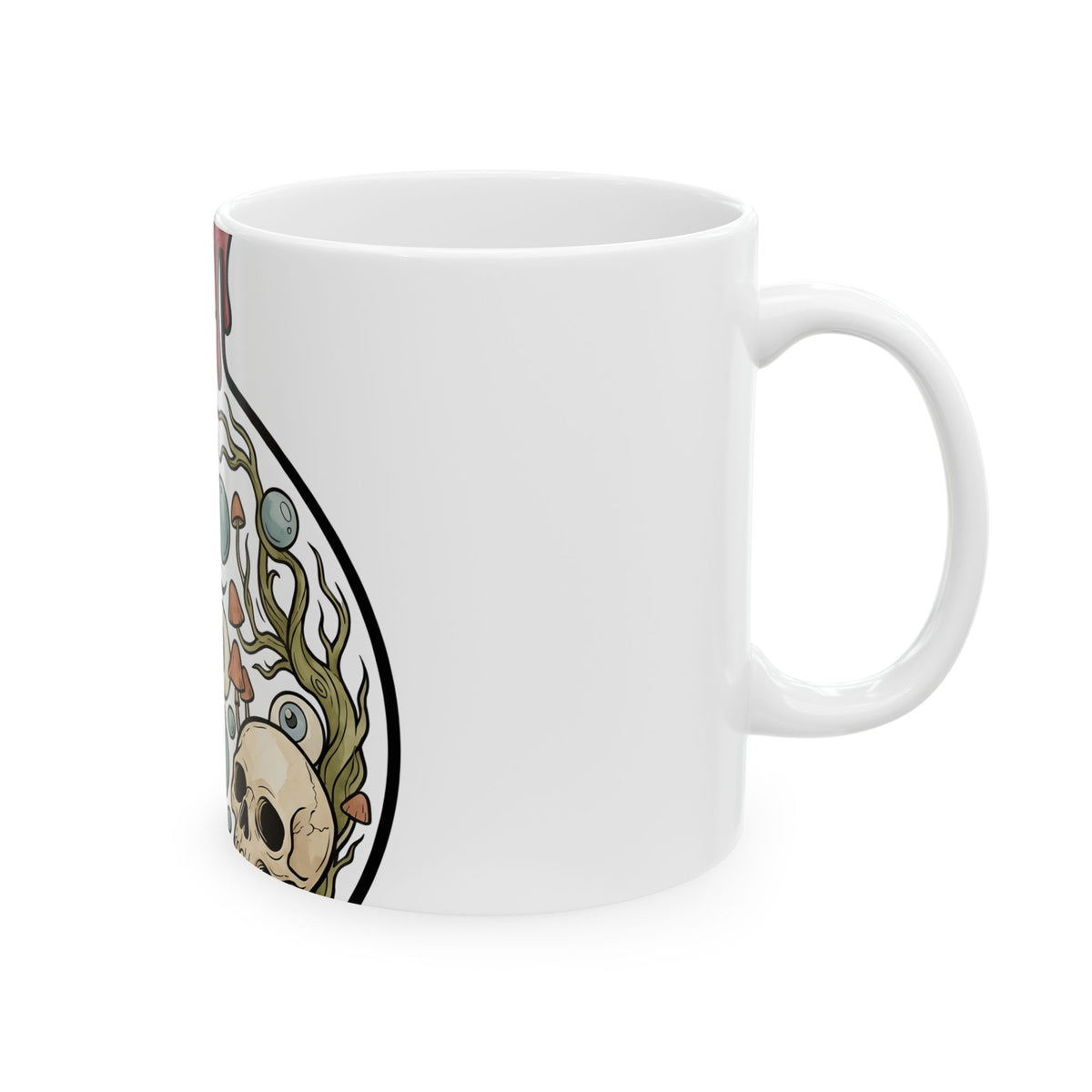 Magic Bottle Mug Halloween Ghost Gift Women Haunted Mug Flask Mug Horror Fan Spooky Mug Specter Graphic Classic Skull Icon Mug