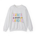 Pencil Graphic Sweatshirt Teachers School Gift Women Playful Sweatshirt Illustration Sweatshirt Educator Enthusiast Whimsical Sweatshirt Classroom Graphic