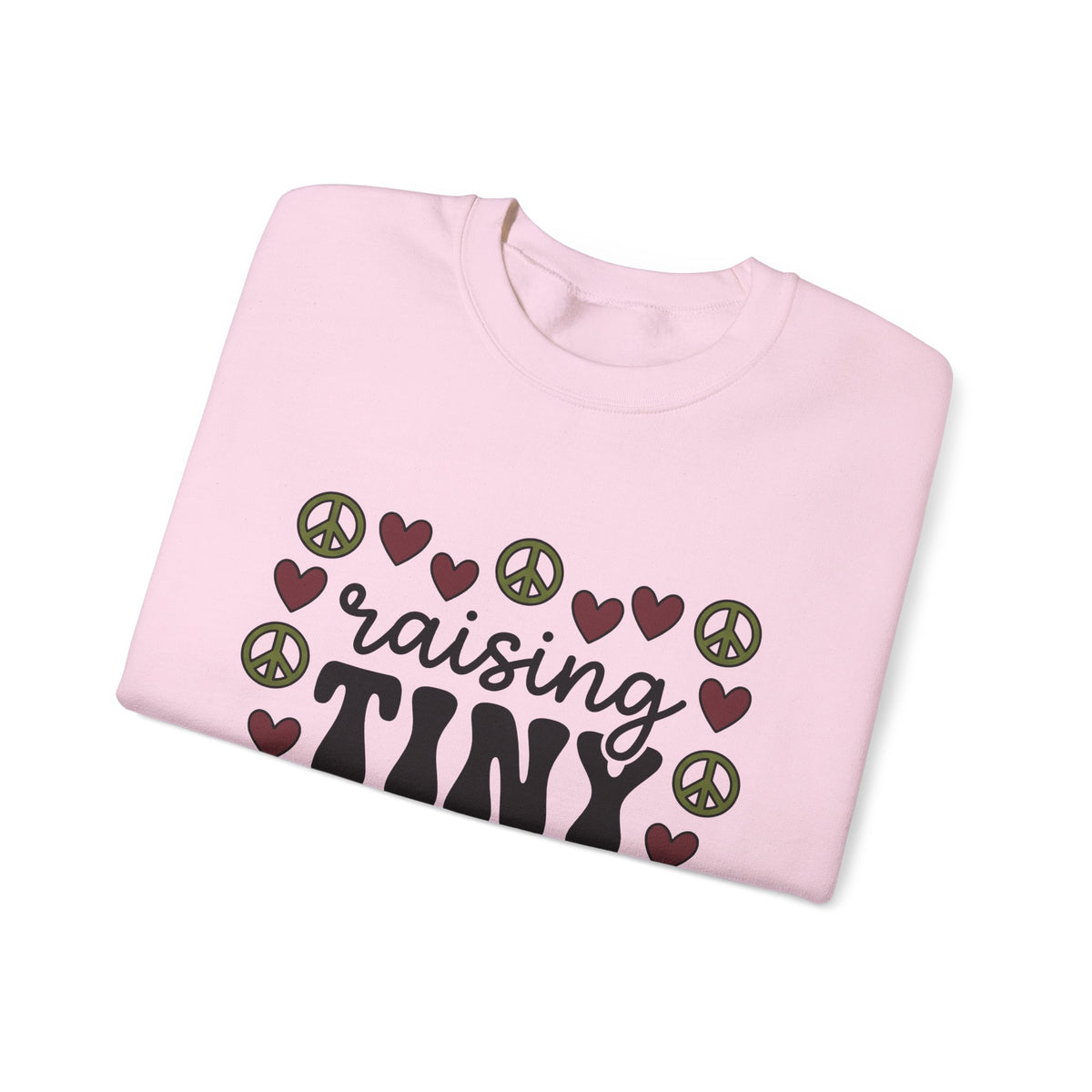 Peace Heart Motif Sweatshirt Moms Relatives Gift Women Folk Sweatshirt Harmony T