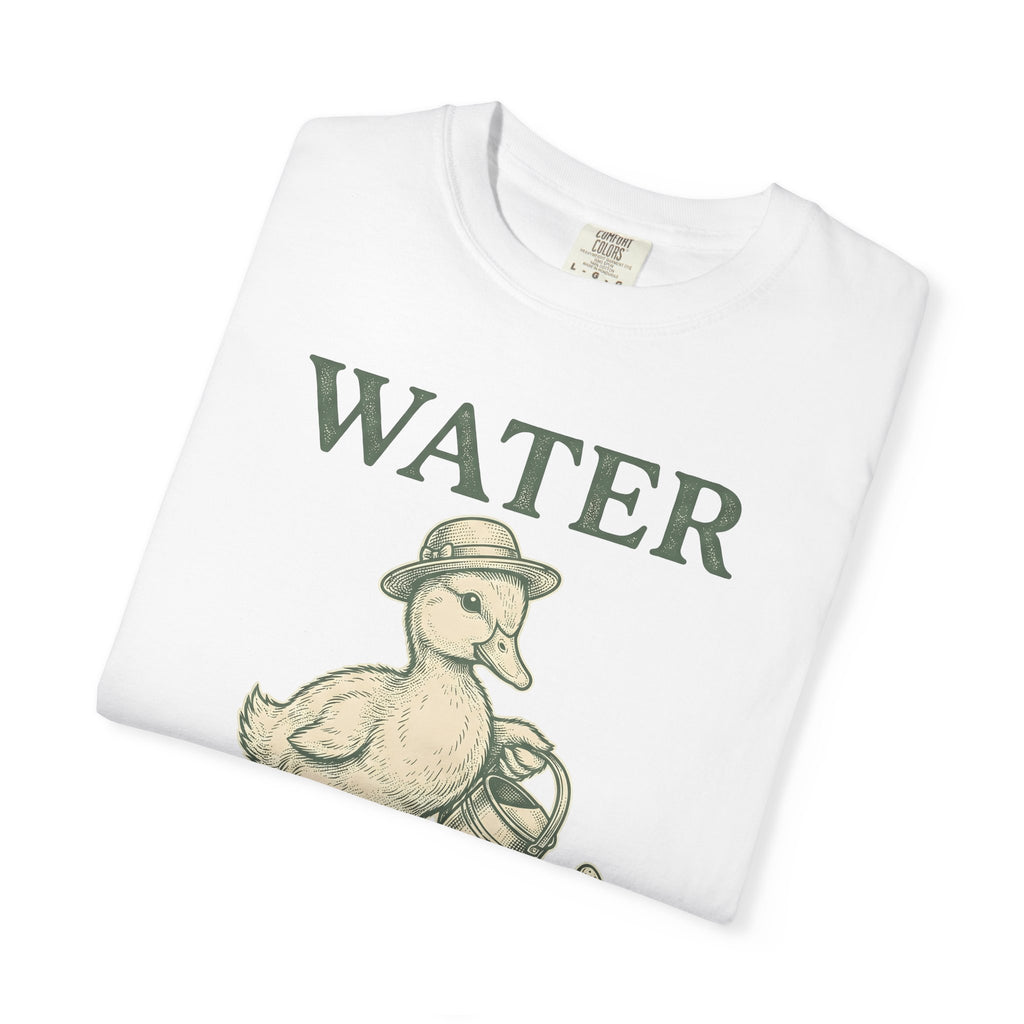 Duck Flower Pot T-Shirt Easter Landscaping Gift Women Old School T-Shirt Planter T-Shirt Easter Fan Vintage T-Shirt Gardening Graphic Doodle Cap