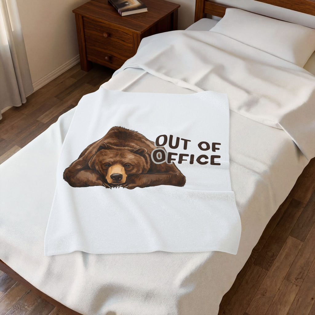 Brown Bear Blanket Bear Pet Gift Women Sketch Blanket Grizzly Blanket Bear Fan Ursine Blanket Animal Graphic Comic Sleep Blanket