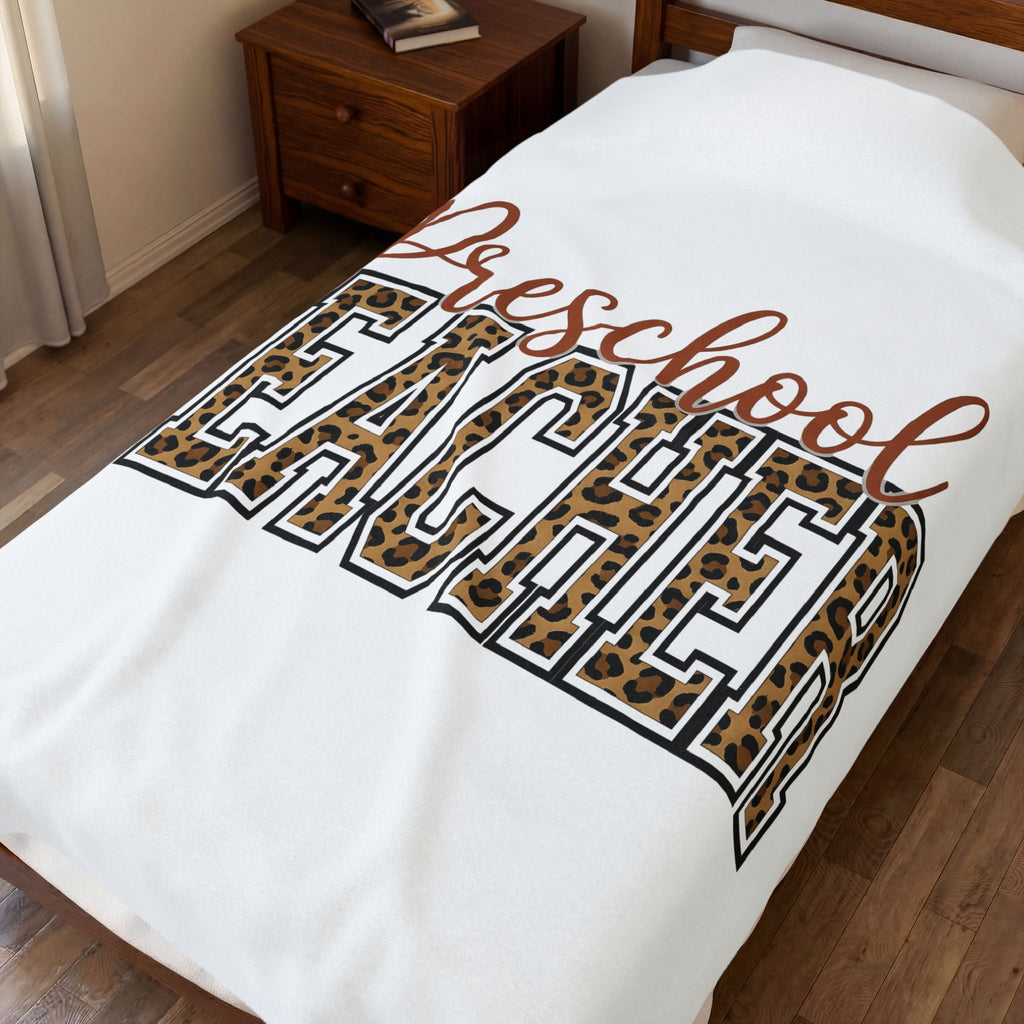 Cheetah Print Teacher Blanket Teacher Wildlife Gift Women Vibrant Blanket Educator Blanket Teacher Enthusiast Colorful Blanket Animal Graphic