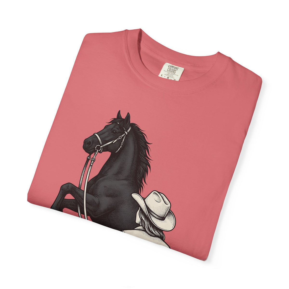 Ranch Horse T-Shirt Cowgirl Cowboy Gift Women Old School T-Shirt Ranch Horse T-Shirt Rodeo Fan Vintage T-Shirt Cowboy Graphic Line Art Power Bolt