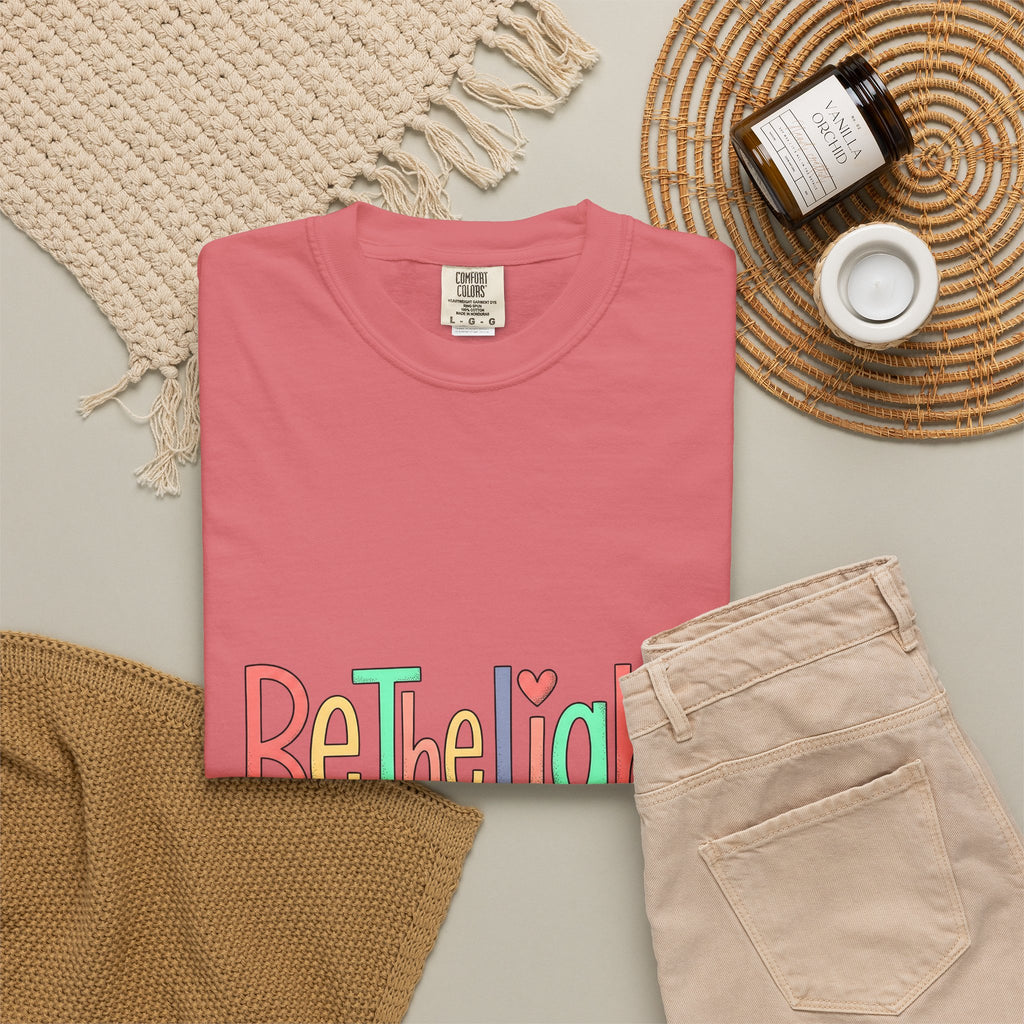 Colorful Font T-Shirt Nurses Uplift Gift Women Cartoon T-Shirt Typography T-Shirt Educator Enthusiast Comic T-Shirt Inspirational Graphic Nostalgic